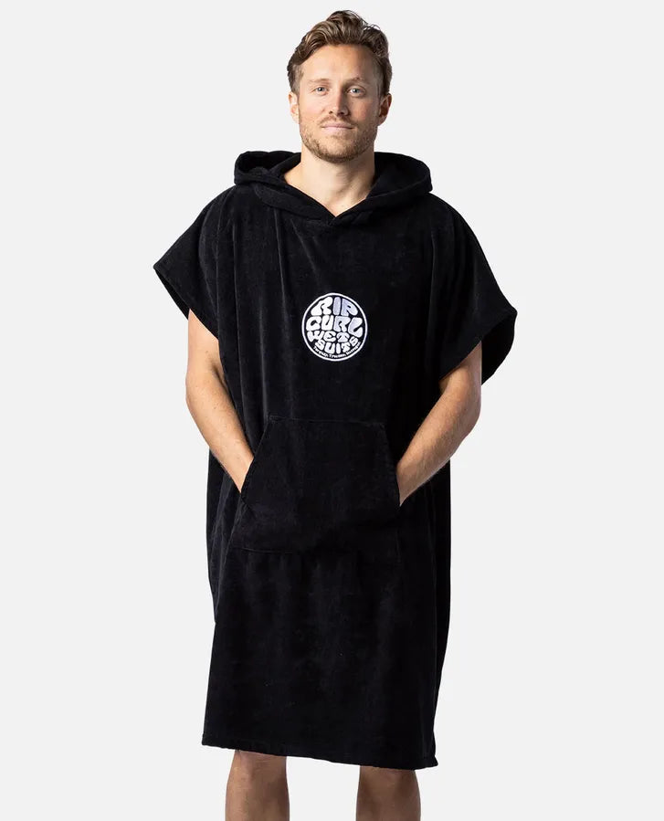 Rip Curl Logo Hooded Towel | Black
