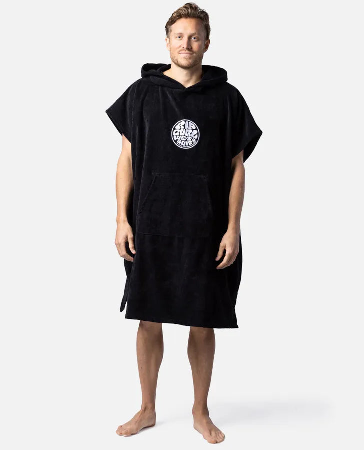 Rip Curl Logo Hooded Towel | Black