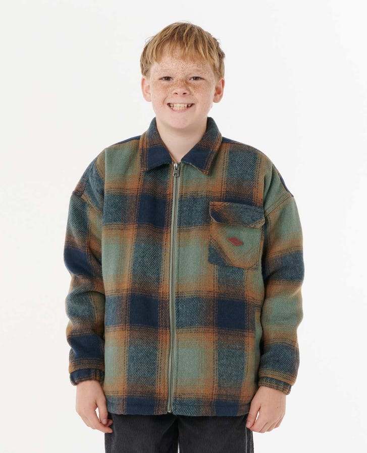 Rip Curl - Surfer Lined Boys Jacket | Deep Forrest