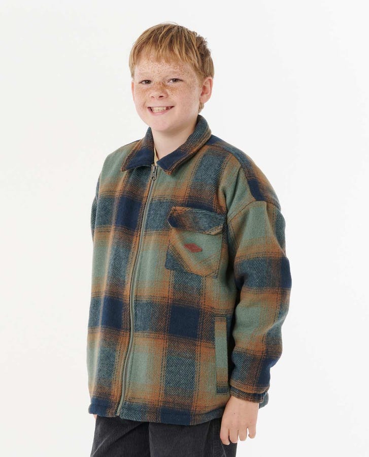 Rip Curl - Surfer Lined Boys Jacket | Deep Forrest