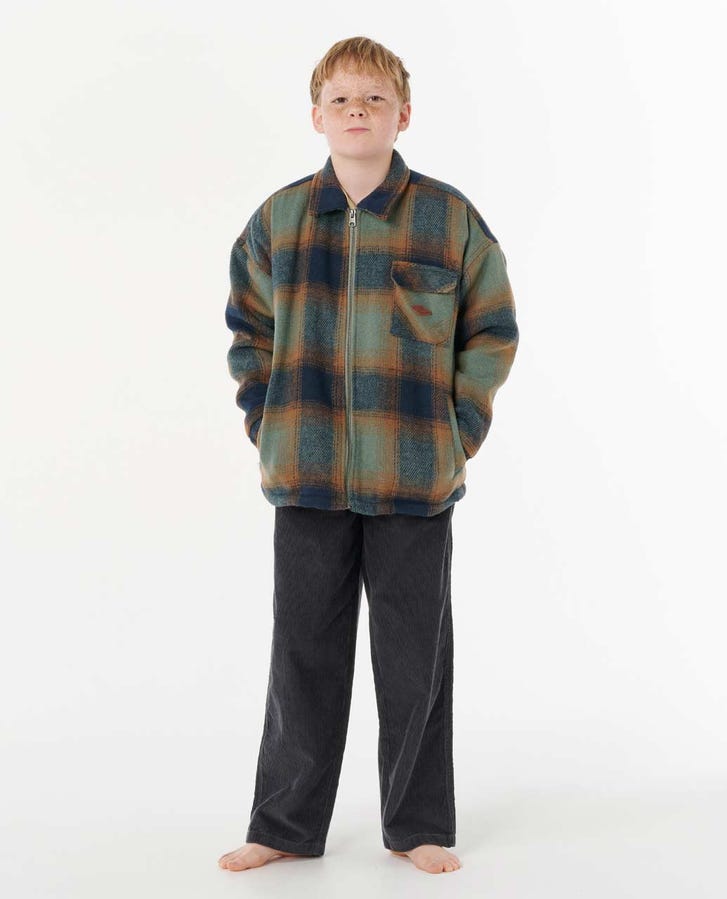 Rip Curl - Surfer Lined Boys Jacket | Deep Forrest