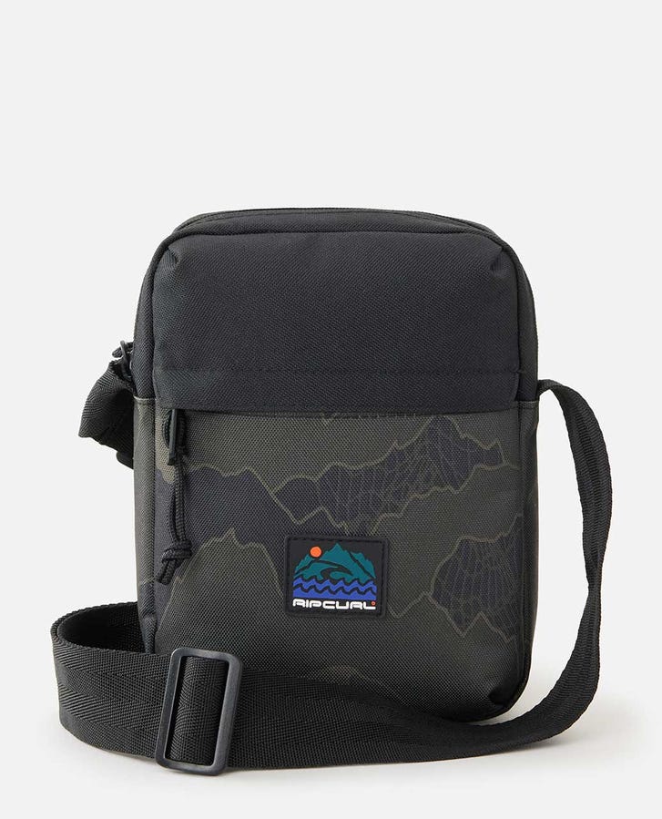Rip Curl - No Idea Search Camo Pouch Bag | Black/Olive
