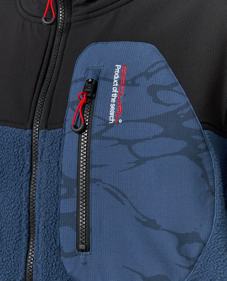 Rip Curl - Anti-Series Search Zip Fleece | Light Navy