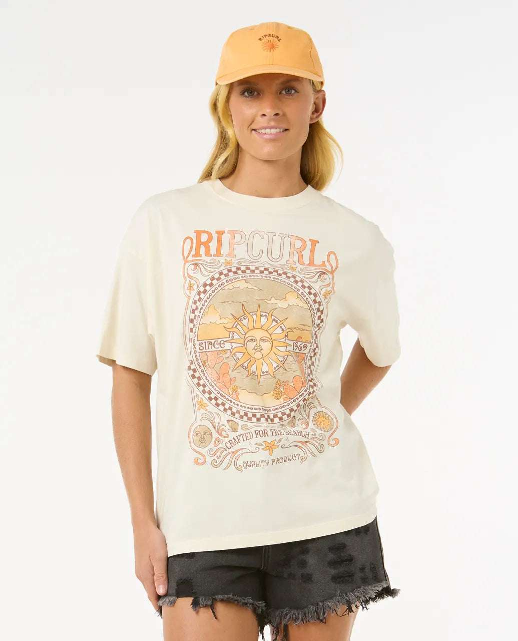 Rip Curl Luna Heritage Tee | Bone