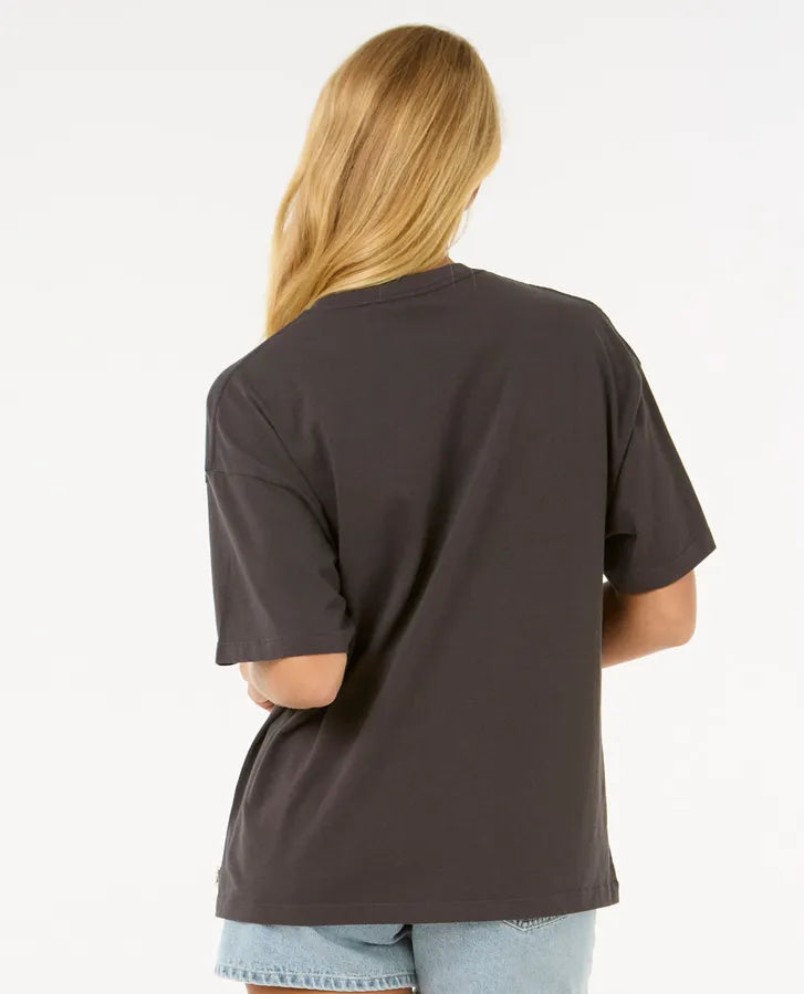 Rip Curl Luna Heritage Tee | Washed Black