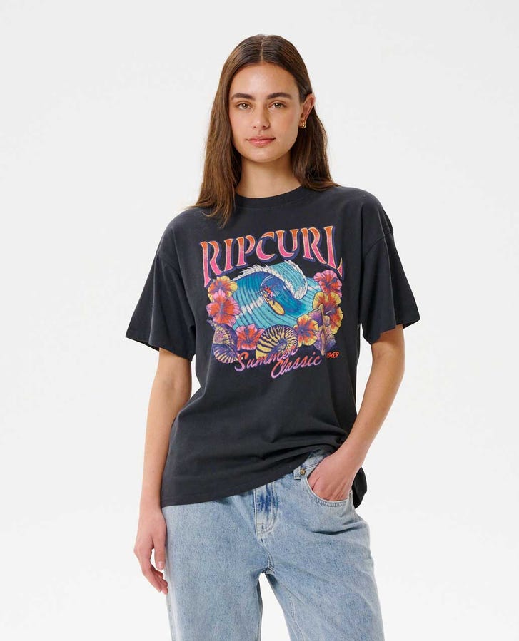 Rip Curl - Hawaii Classic Heritage Tee | Washed Black