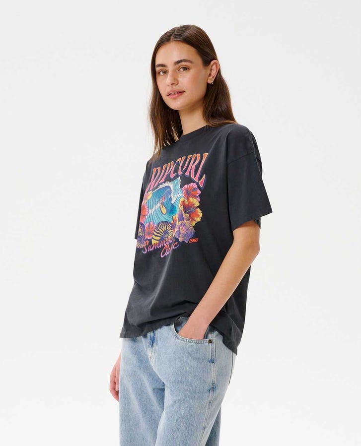 Rip Curl - Hawaii Classic Heritage Tee | Washed Black