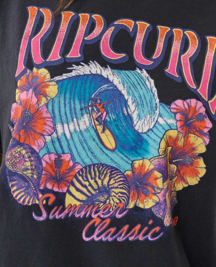 Rip Curl - Hawaii Classic Heritage Tee | Washed Black
