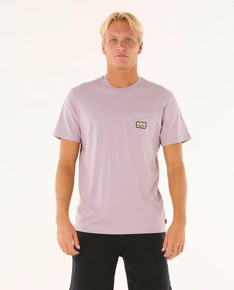 Rip Curl Surf Paradise Badge Tee Update | Smokey Grape