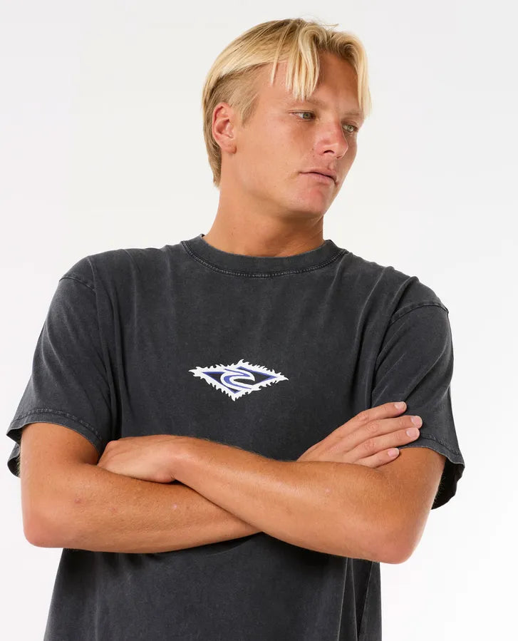 Rip Curl Raw Energy Sloth Tee | Black