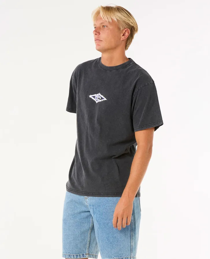 Rip Curl Raw Energy Sloth Tee | Black