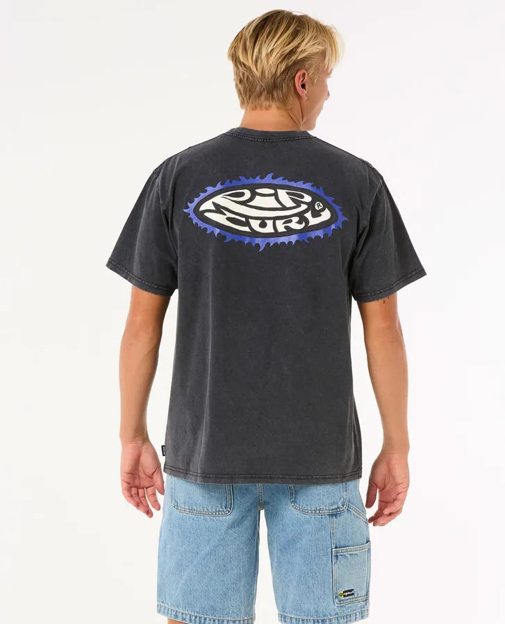 Rip Curl Raw Energy Sloth Tee | Black