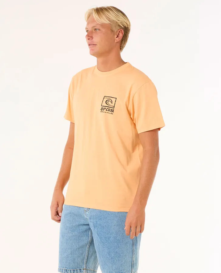 Rip Curl Raw Energy Trad Tee | Mandarin Zest
