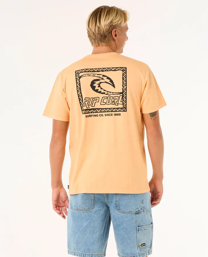 Rip Curl Raw Energy Trad Tee | Mandarin Zest