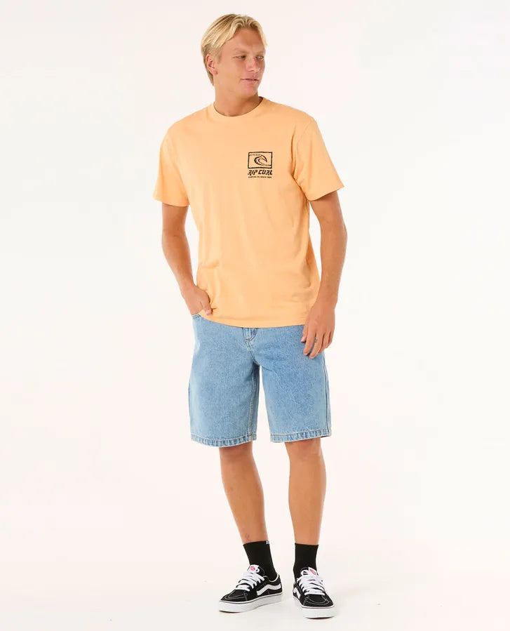 Rip Curl Raw Energy Trad Tee | Mandarin Zest