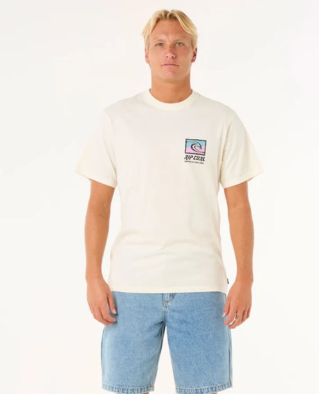 Rip Curl Raw Energy Trad Tee | Bone