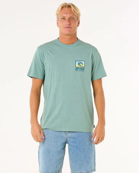 Rip Curl Raw Energy Trad Tee | Blue Lagoon