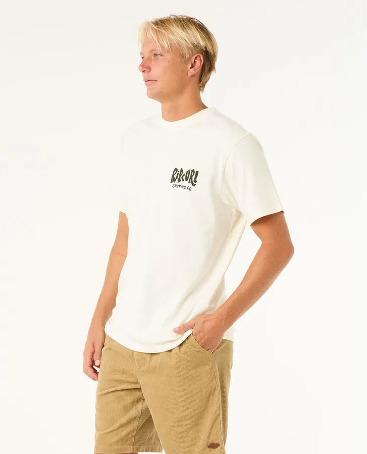 Rip Curl Shield Tee | Bone