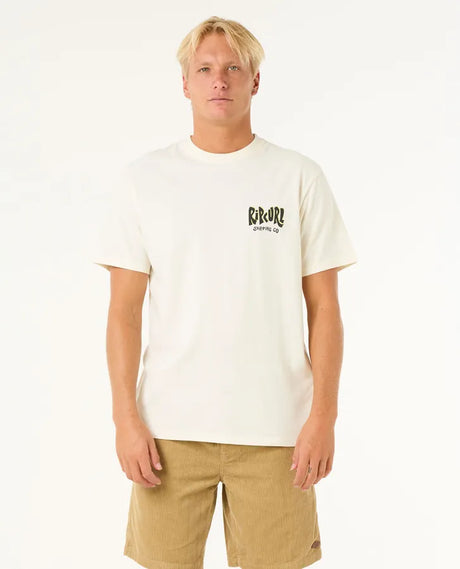 Rip Curl Shield Tee | Bone