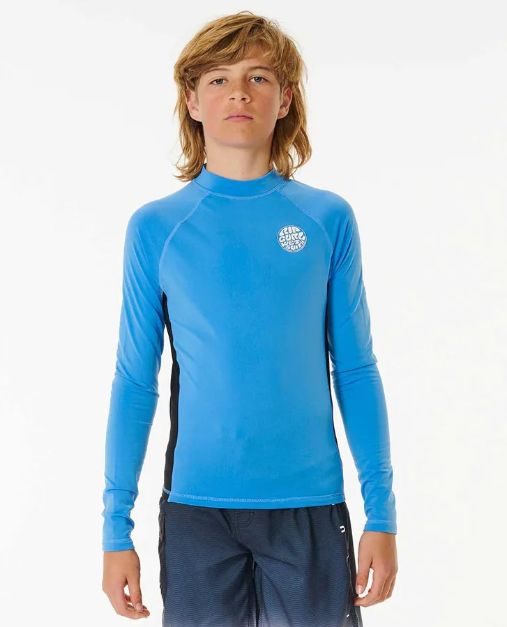 Rip Curl Icons Uv Brushed L/ S Suit-Boy | Blue Gum
