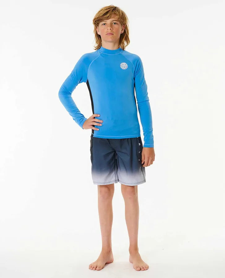 Rip Curl Icons Uv Brushed L/ S Suit-Boy | Blue Gum