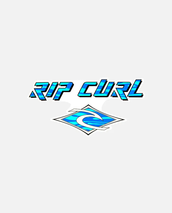 Rip Curl Logo Stickers | Black/Blue