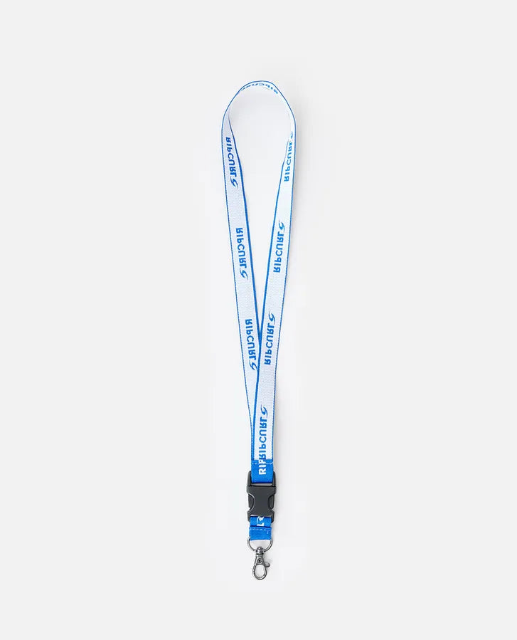 Rip Curl Brand Logo Surf Lanyard | Electric Cobalt