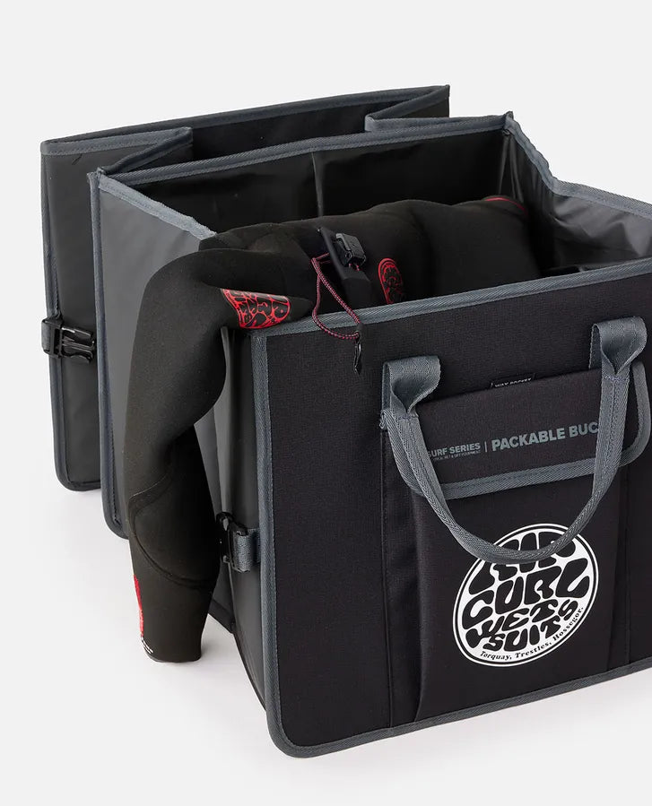 Rip Curl Surf Series Anti-Chaos Bucket | Black/Grey