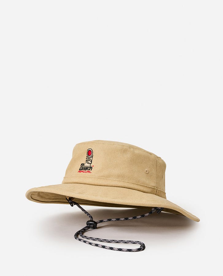 Rip Curl - Search Canvas Wide Brim Hat | Khaki