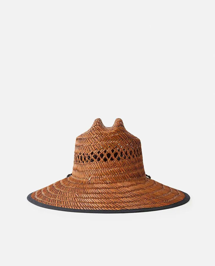 Rip Curl Logo Straw Hat | Brown