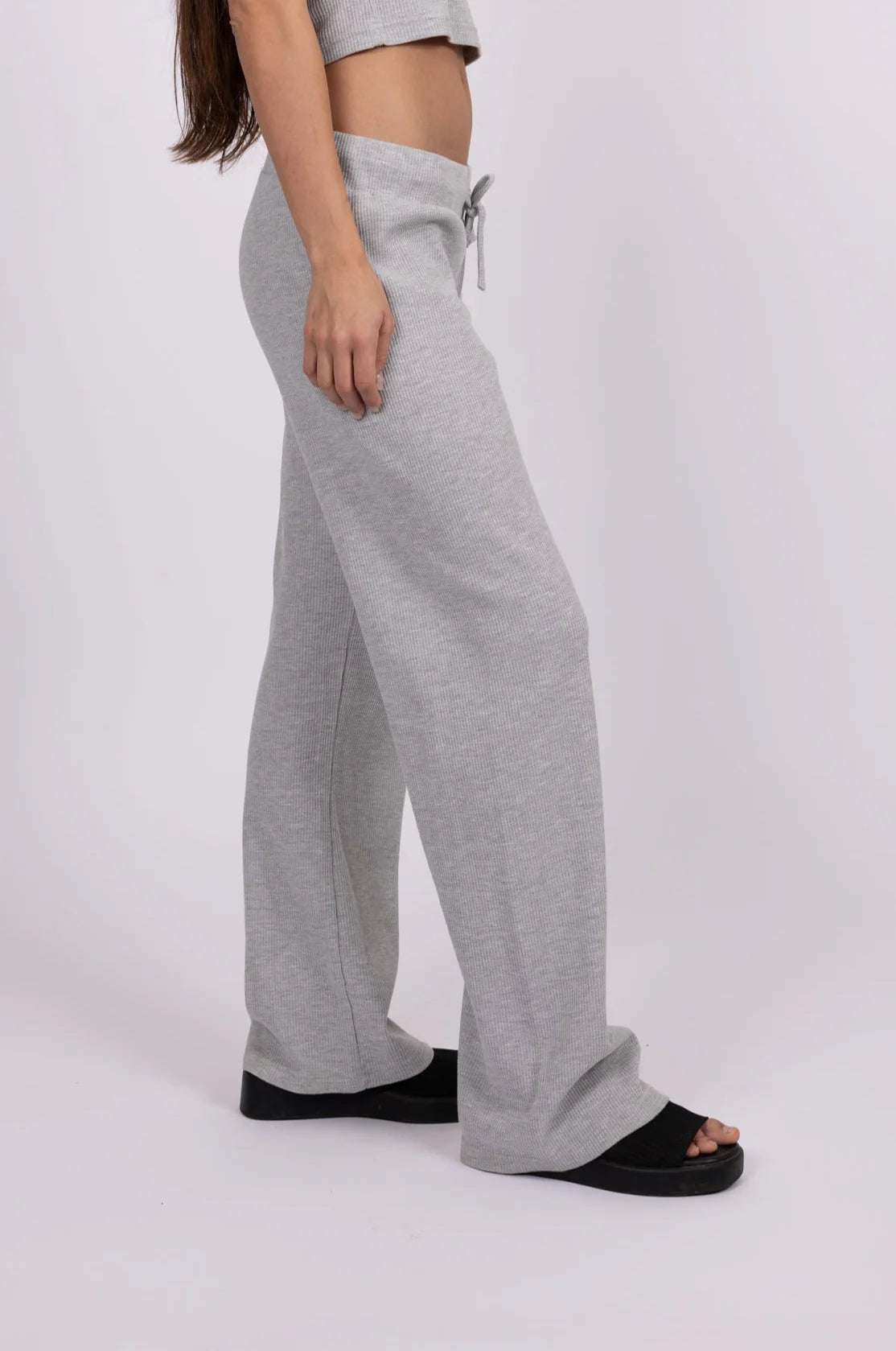 Rusty - Remi Low Rise Lounge Pant | Heather Grey