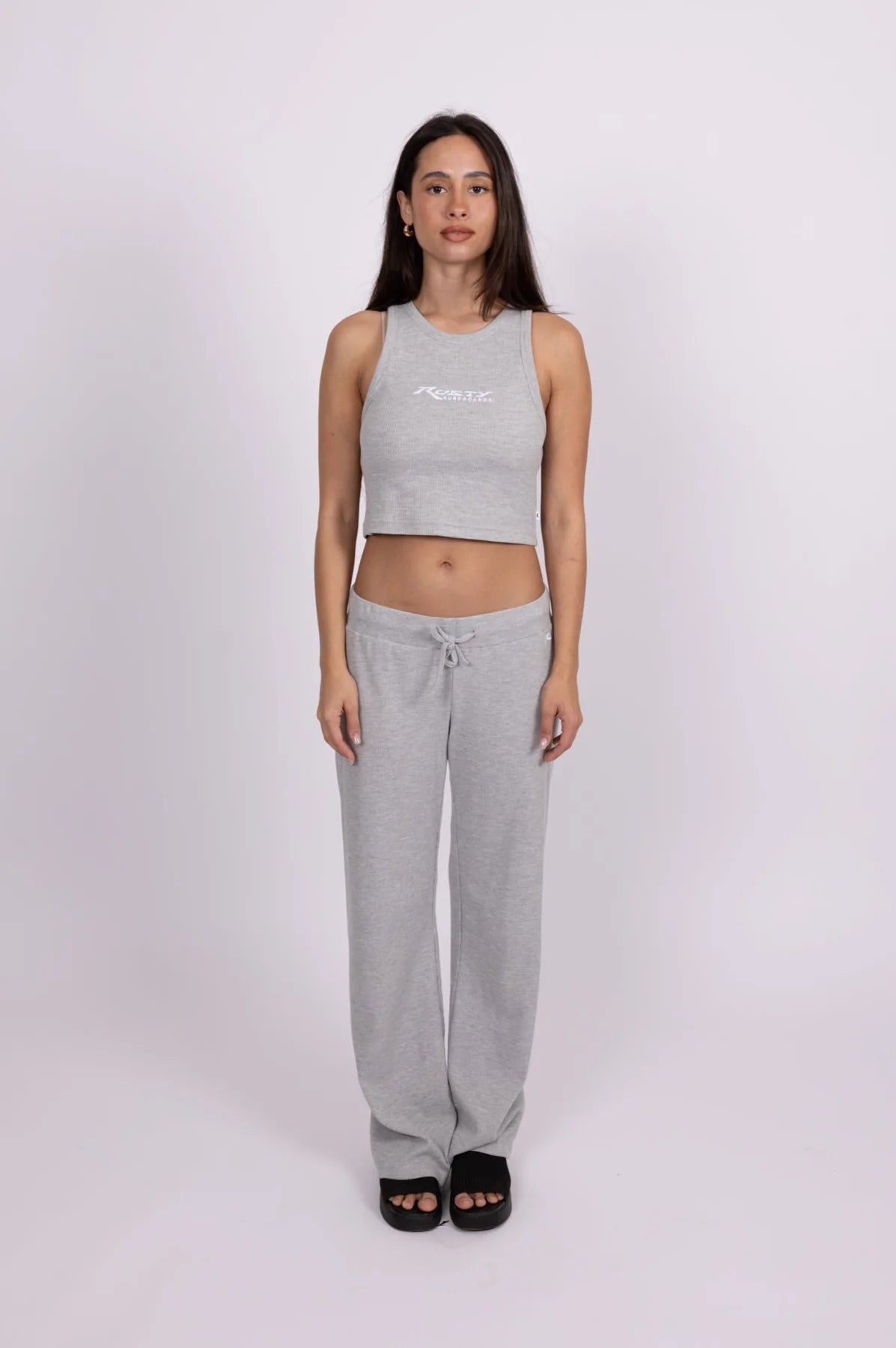 Rusty - Remi Low Rise Lounge Pant | Heather Grey