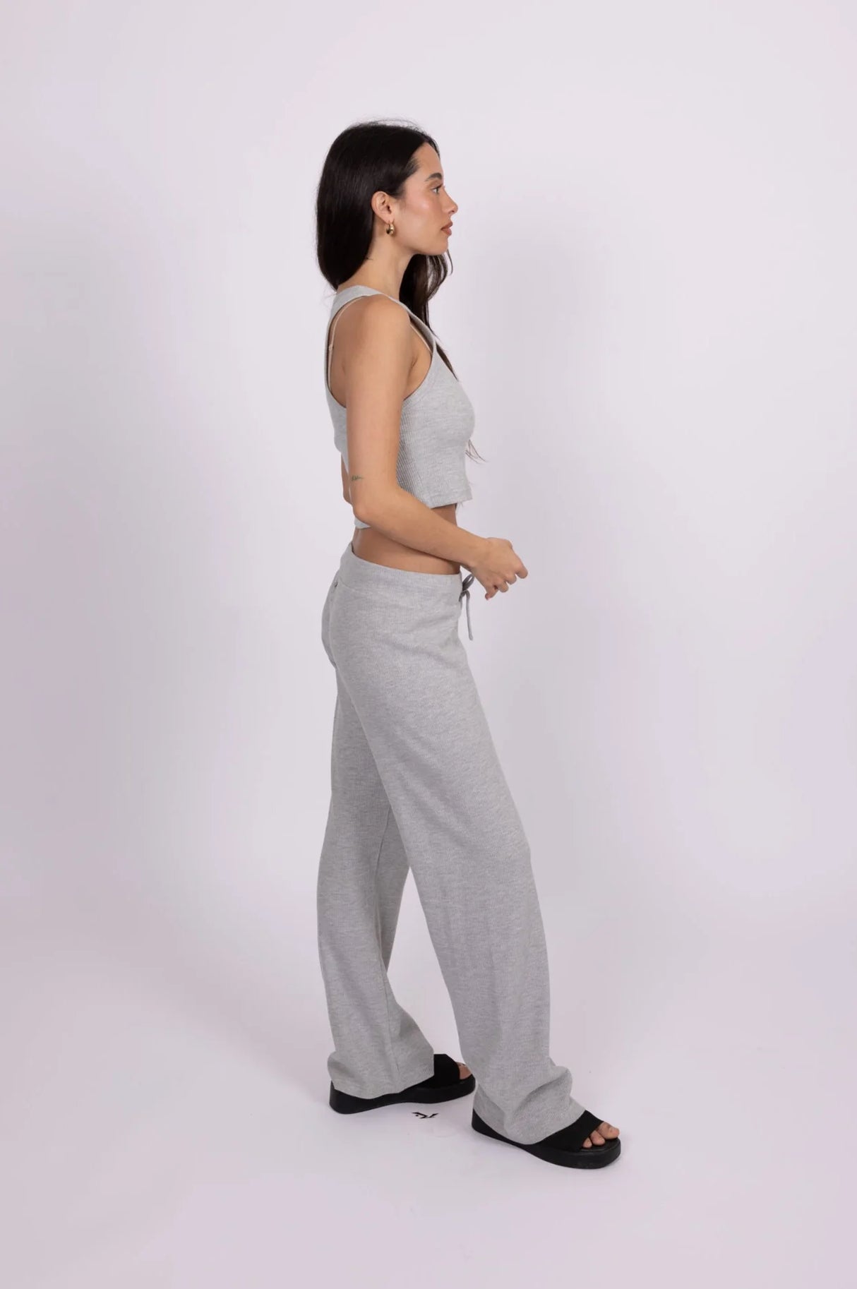 Rusty - Remi Low Rise Lounge Pant | Heather Grey