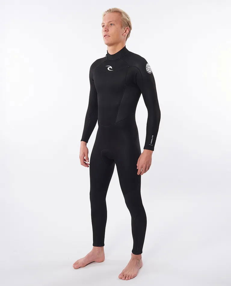 Rip Curl - Freelite Long-Sleeve 3/2mm GB Back Zip Wetsuit | Black - - Married to the Sea Surf Shop -