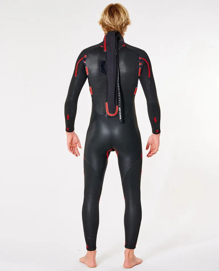 Rip Curl - Freelite Long-Sleeve 3/2mm GB Back Zip Wetsuit | Black - - Married to the Sea Surf Shop -