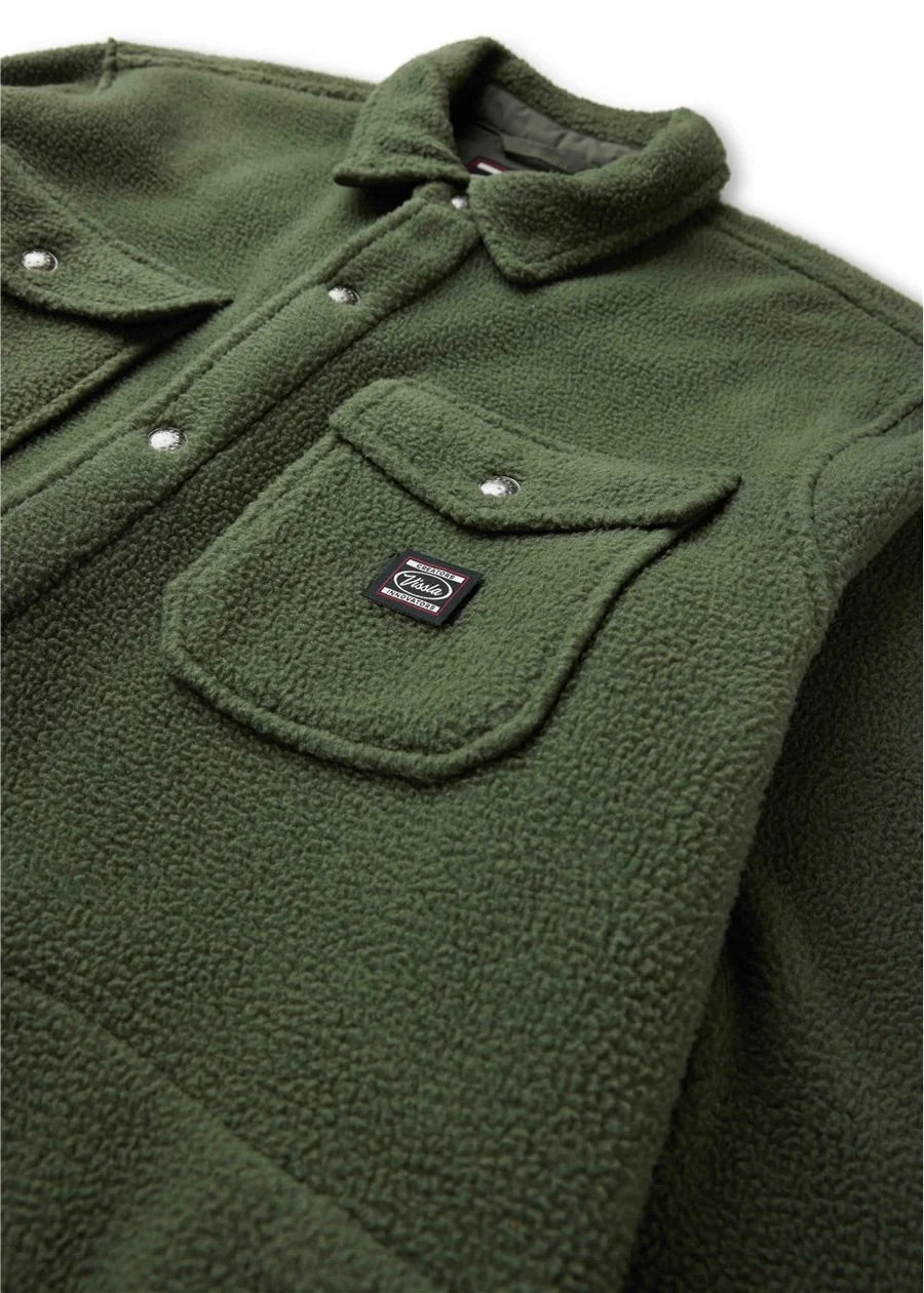 Vissla - Peaks Sherpa Solid Eco Shirt | Vintage Green