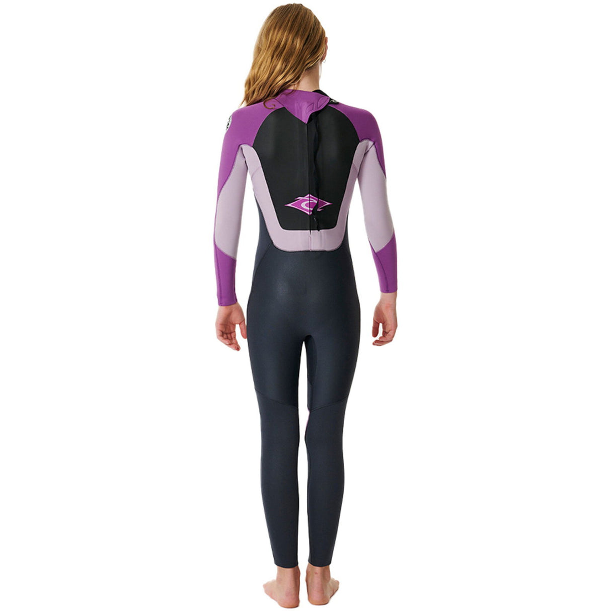 Rip Curl - Kids Omega 4/3 Back Zip Wetsuit | Purple - - Married to the Sea Surf Shop -
