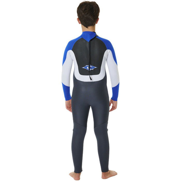Rip Curl - Kids Omega 4/3 GB Back Zip Wetsuit | Blue - - Married to the Sea Surf Shop -