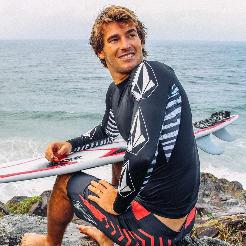 Volcom - Surf Vitals J Robinson Tight LS Rashguard | Black