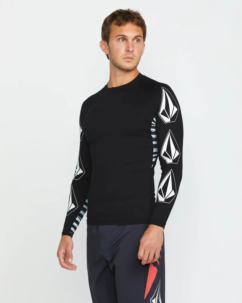 Volcom - Surf Vitals J Robinson Tight LS Rashguard | Black