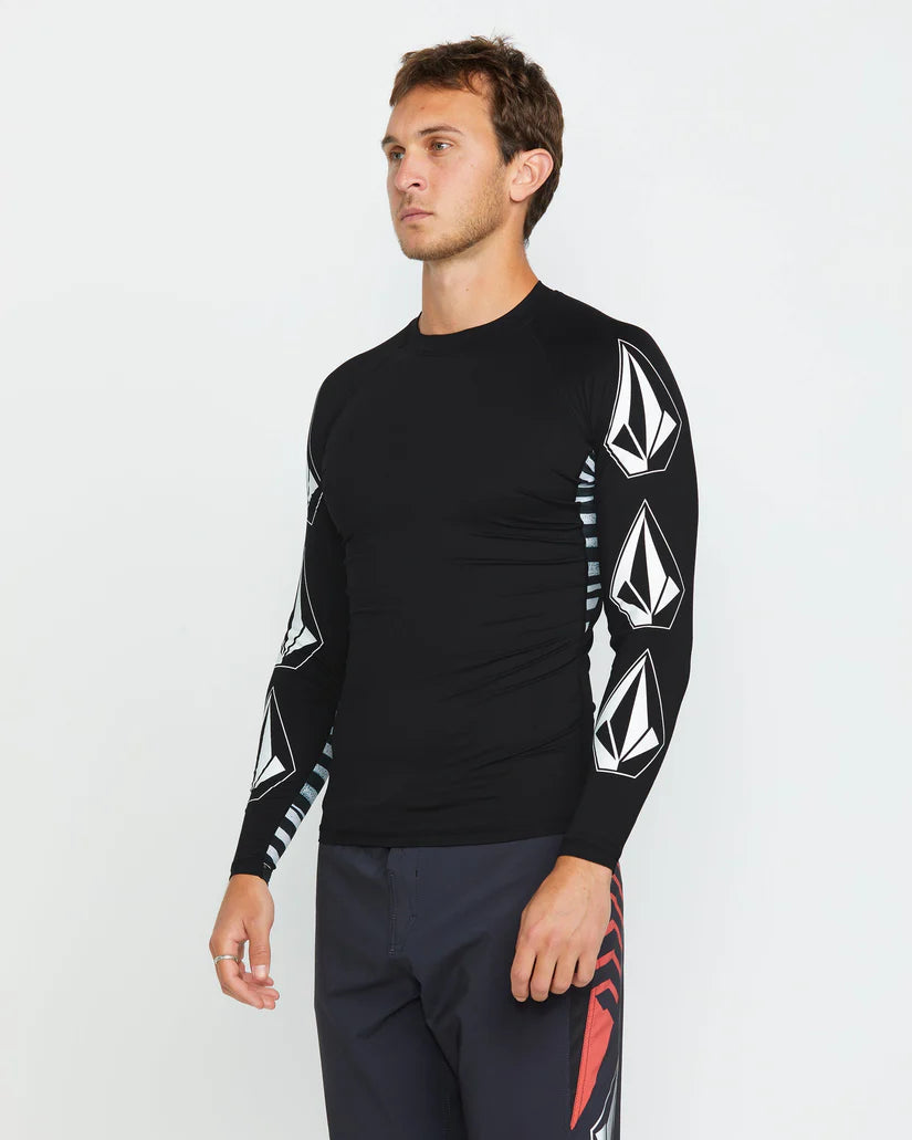Volcom - Surf Vitals J Robinson Tight LS Rashguard | Black