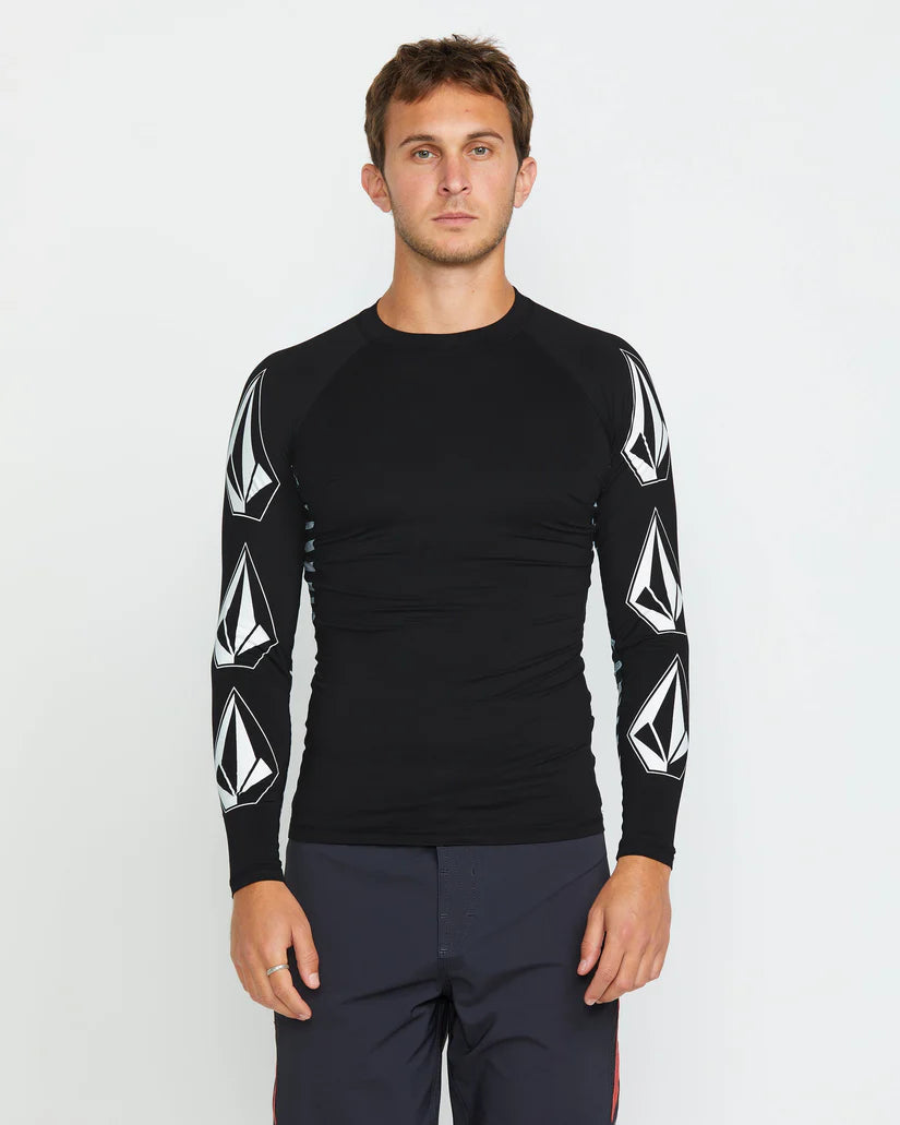 Volcom - Surf Vitals J Robinson Tight LS Rashguard | Black