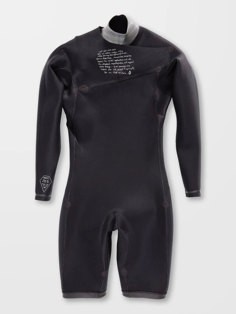 Volcom - Men’s 2/2mm Long-Sleeve Spring Wetsuit | Black