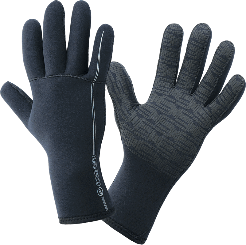 Alder Edge Adult Black Wetsuit Gloves - Alder - Married to the Sea Surf Shop
