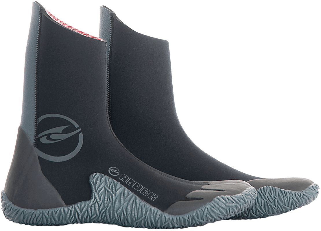 Alder - Drift 5mm Round Toe Wetsuit Boot | Black - - Married to the Sea Surf Shop -
