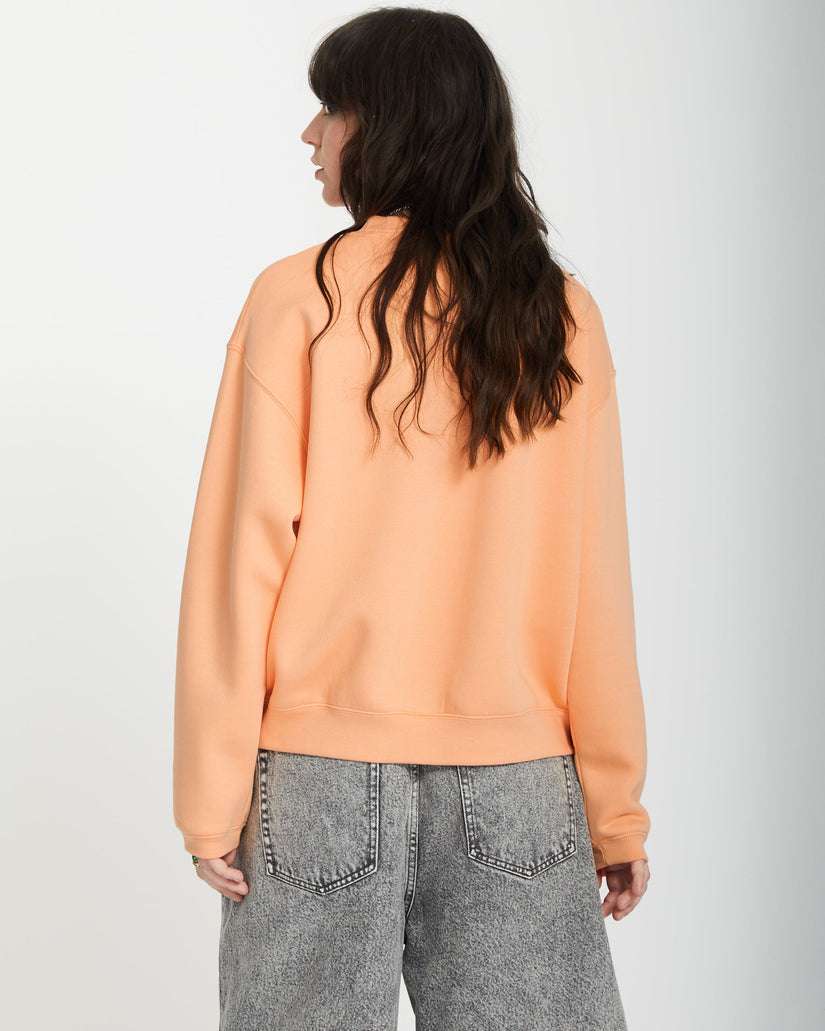 Volcom - Stone Heart Up Crew | Pale Peach