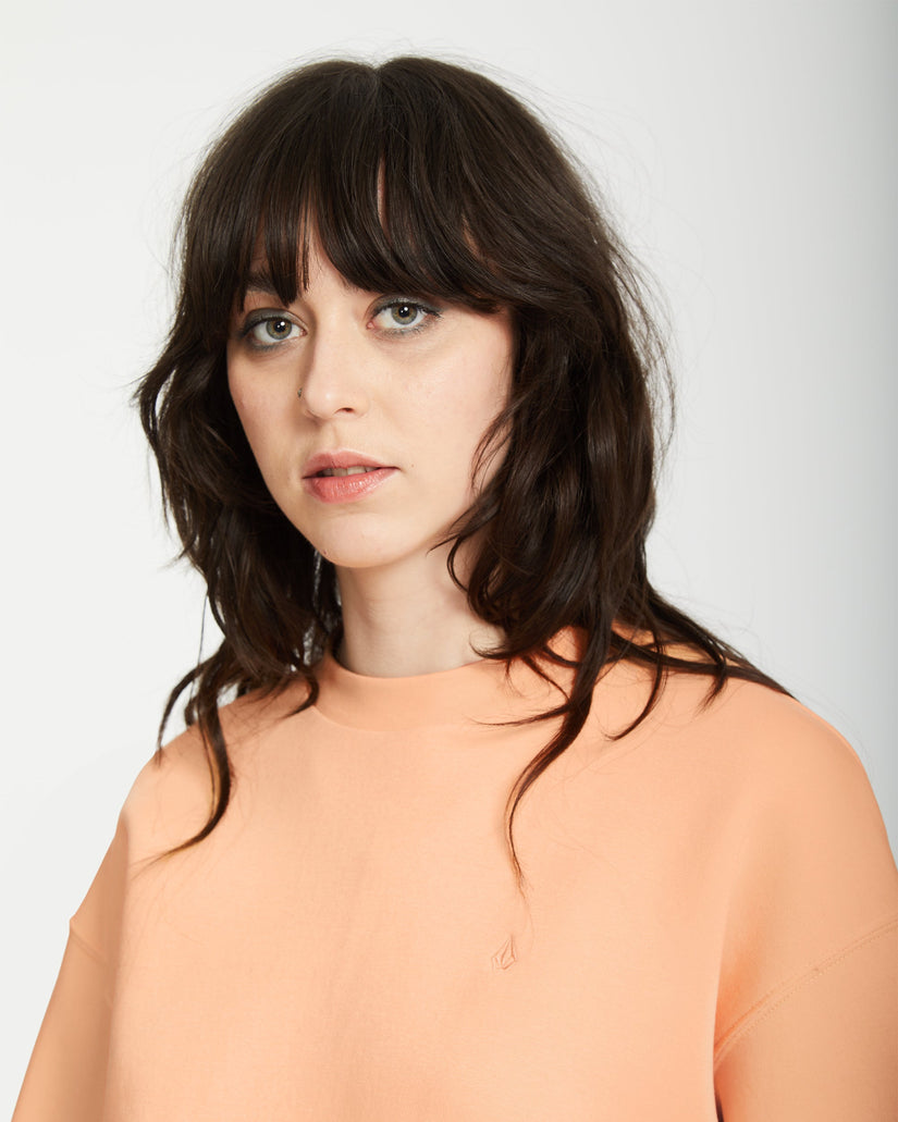 Volcom - Stone Heart Up Crew | Pale Peach