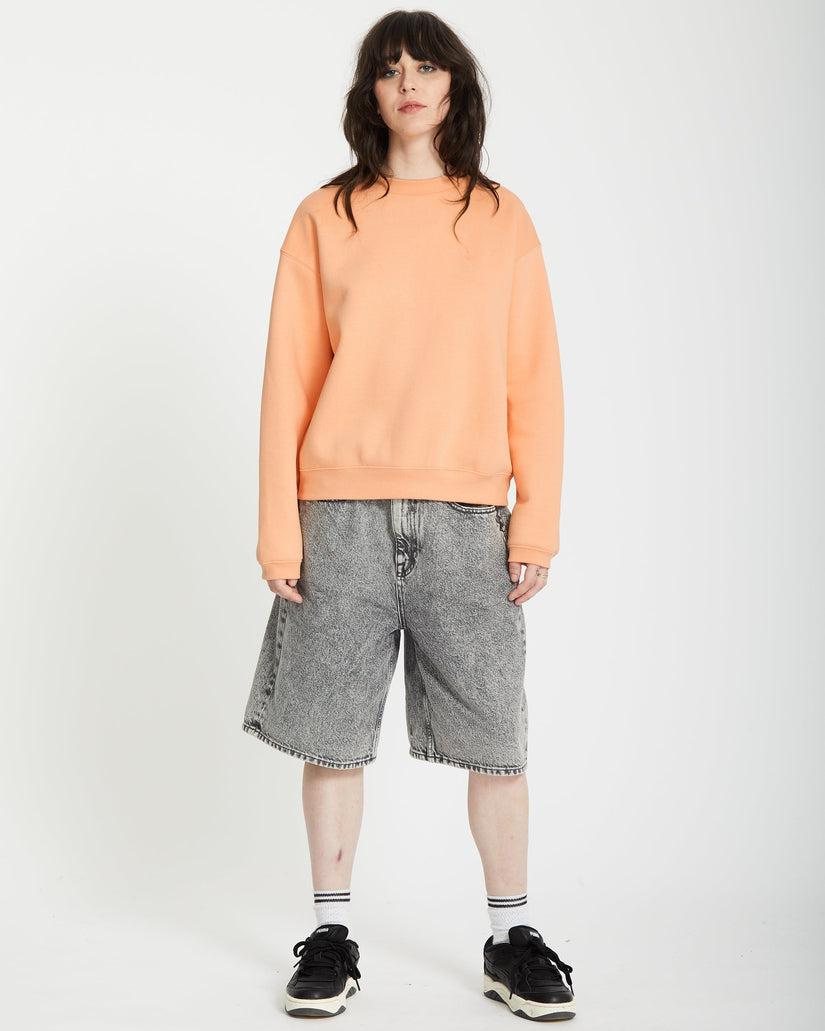 Volcom - Stone Heart Up Crew | Pale Peach