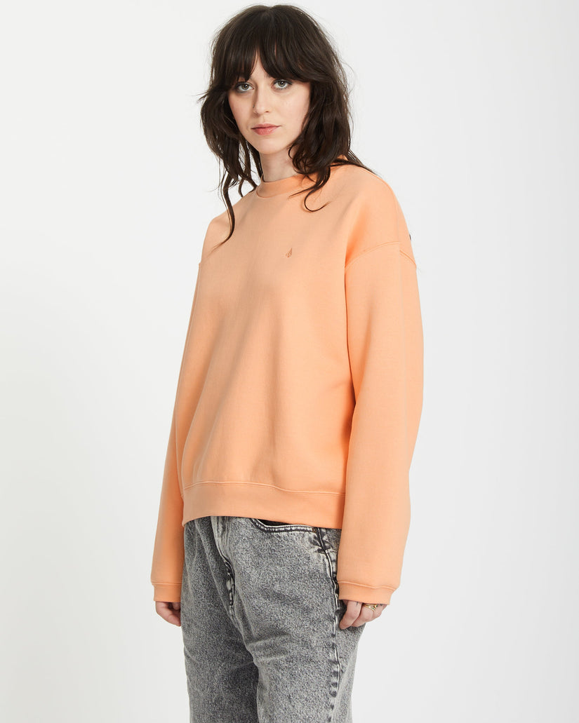 Volcom - Stone Heart Up Crew | Pale Peach