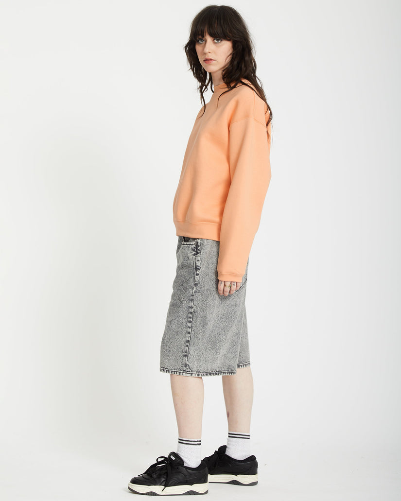 Volcom - Stone Heart Up Crew | Pale Peach